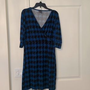 Turquoise $ Black dress